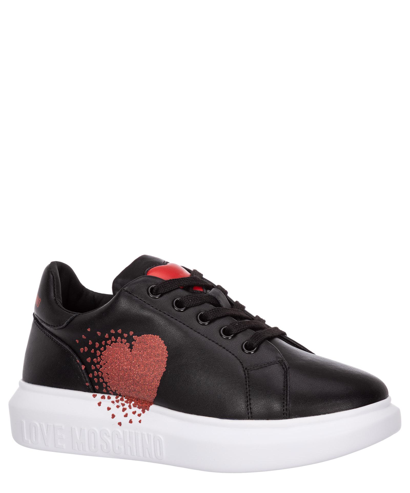 Love Moschino Running Sneakers in Brown Lyst