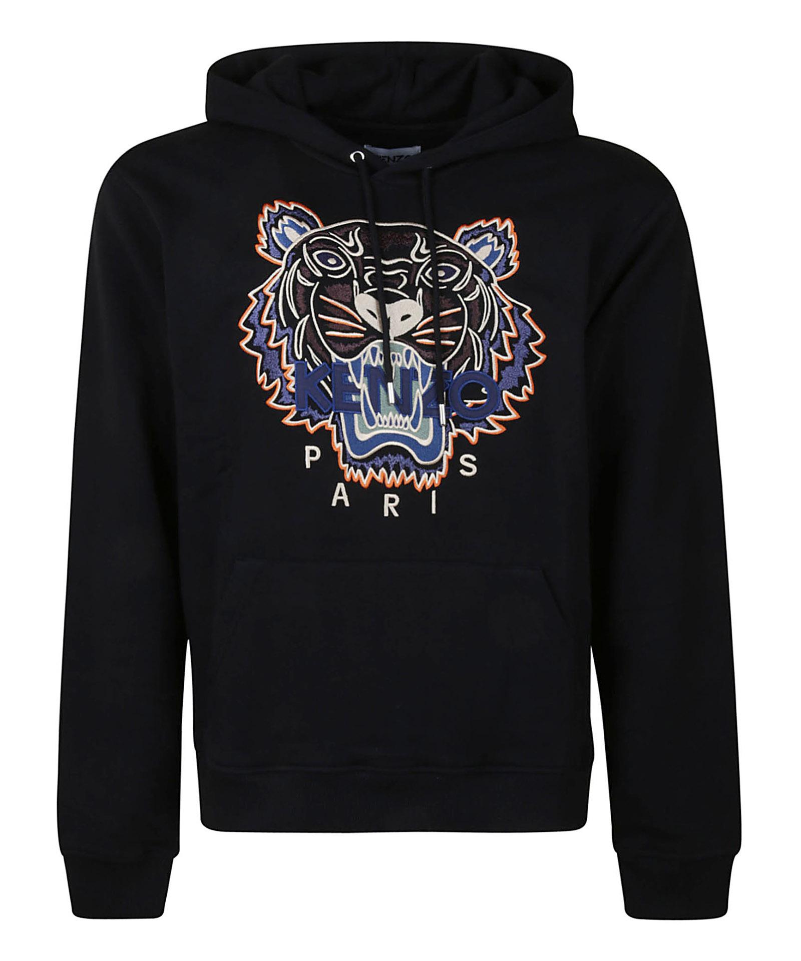 KENZO Tiger Hoodie in Black for Men | Lyst