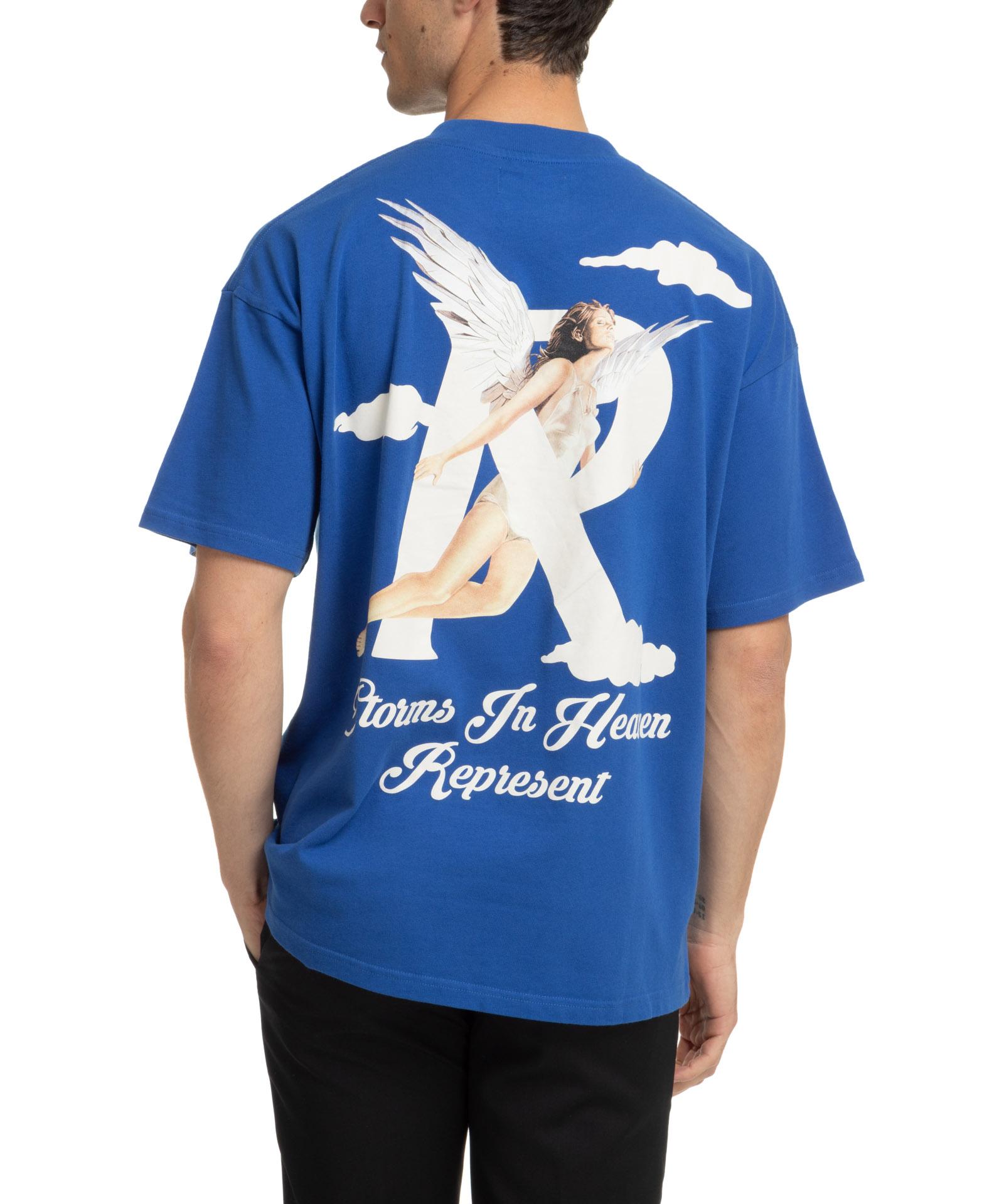 Represent Storms In Heaven Cotton T-shirt in Blue for Men
