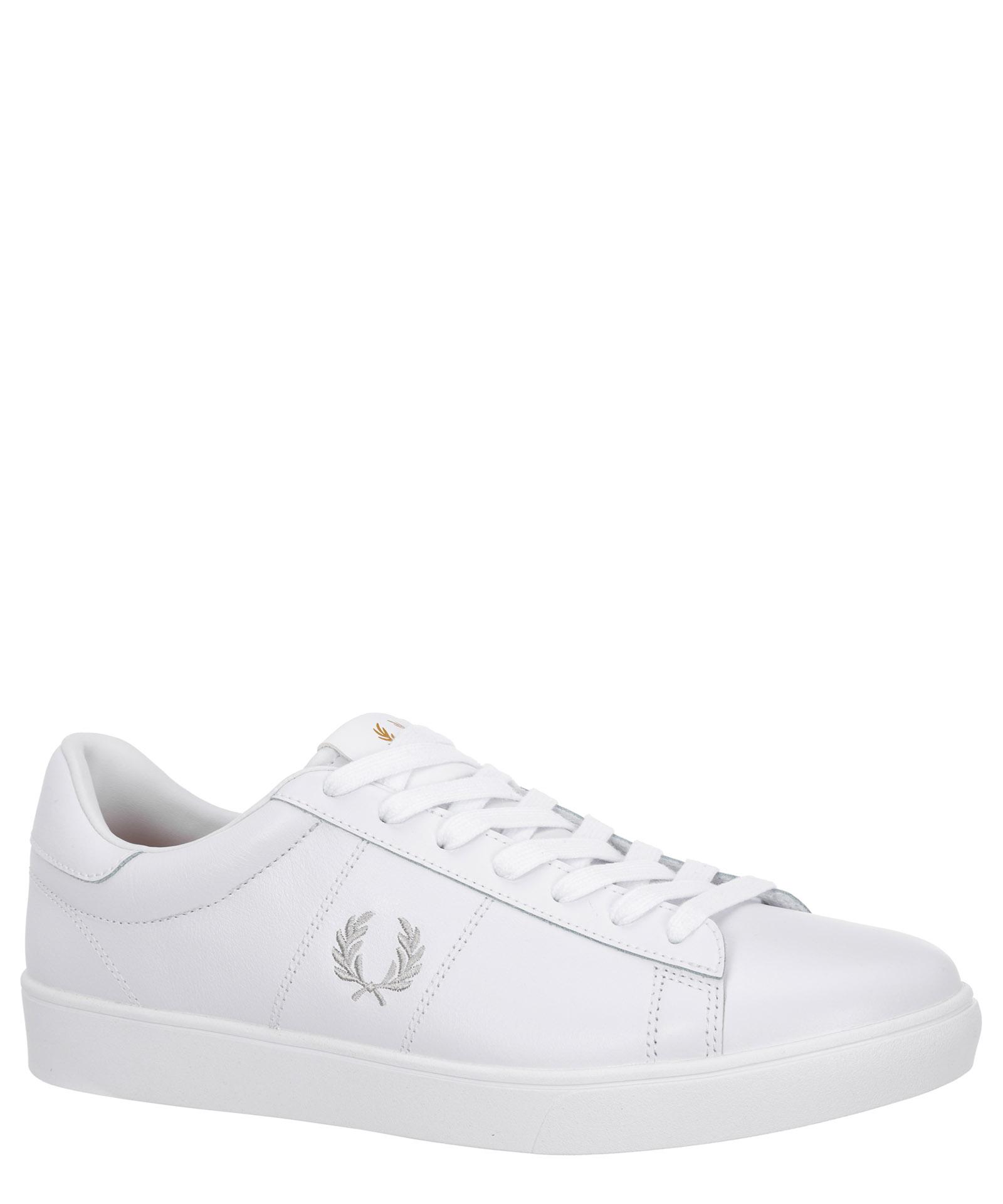 Fred Perry Spencer Leather Sneakers in White for Men | Lyst