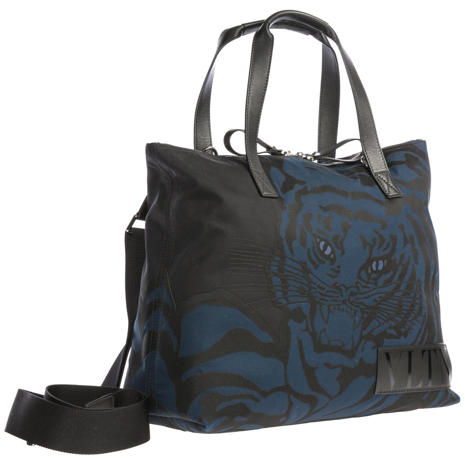 Valentino Synthetic Tiger Tote Bag in Nero (Black) for Men - Lyst