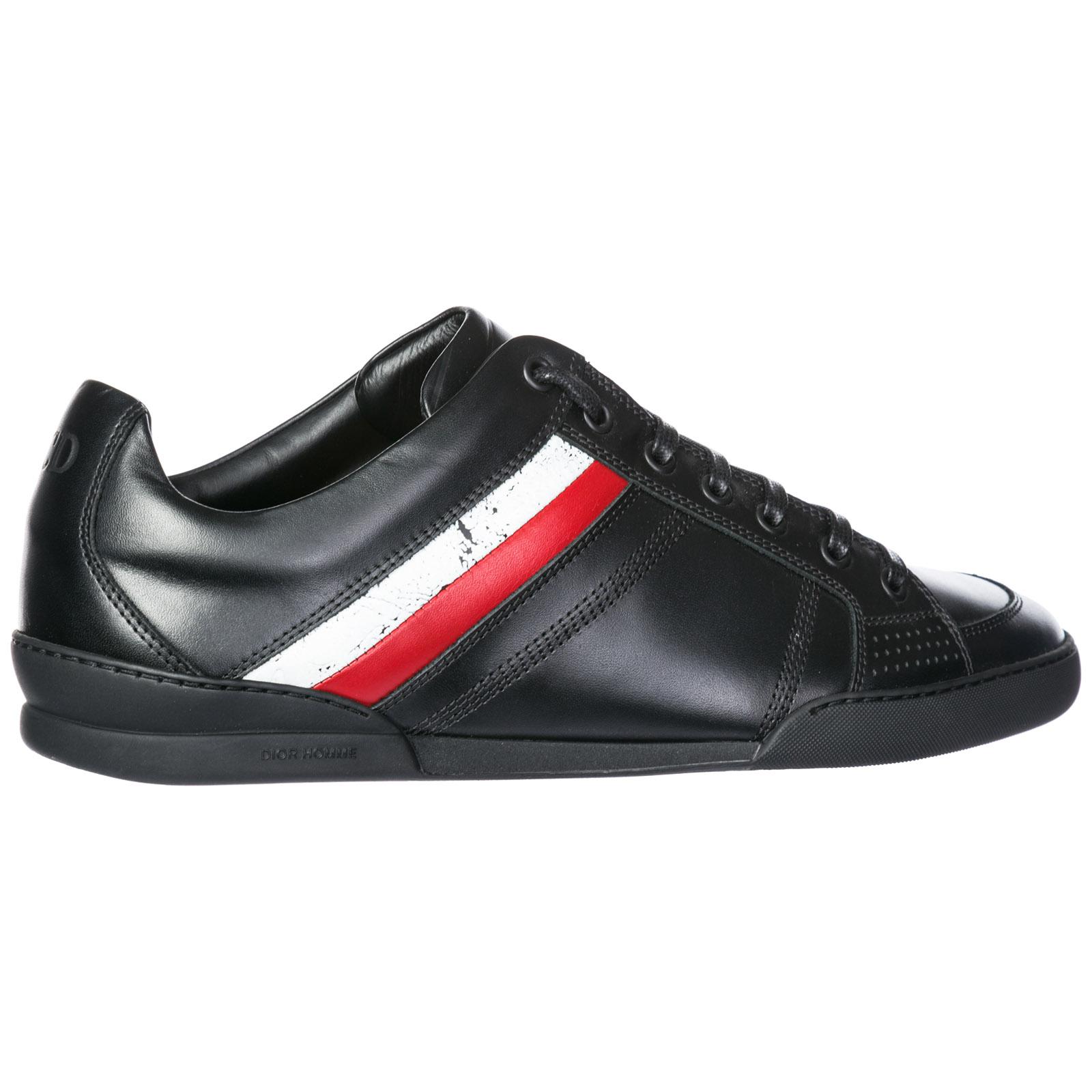 Dior Shoes Leather Trainers Sneakers in Black for Men - Lyst