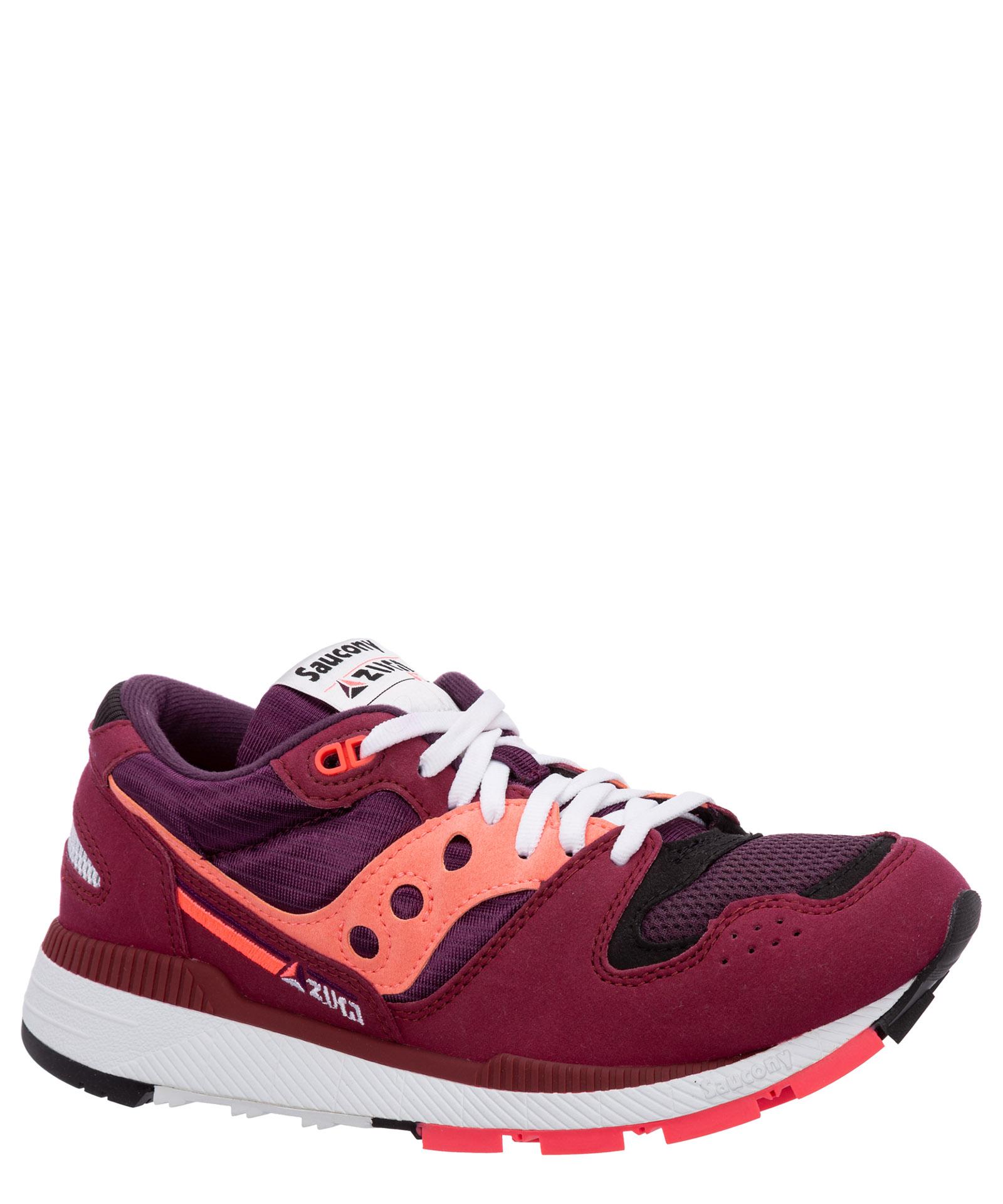 Saucony Leather Sneakers in Pink (Red) | Lyst