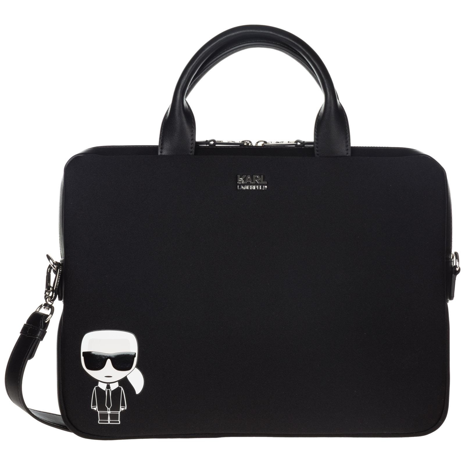 Karl Lagerfeld Neoprene K/ikonik Laptop Sleeve in Nero (Black) for Men