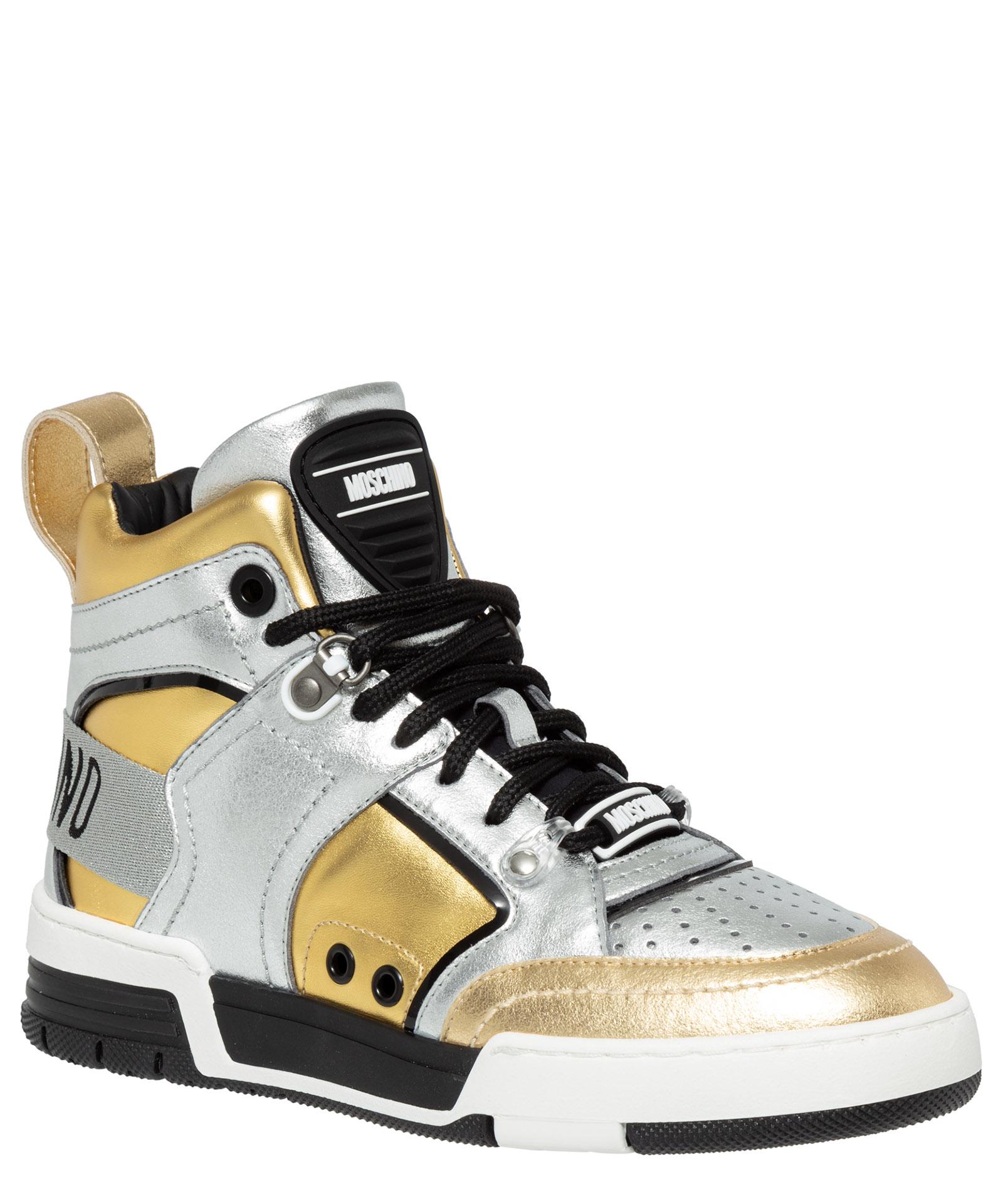 Moschino Streetball High-Top Sneakers