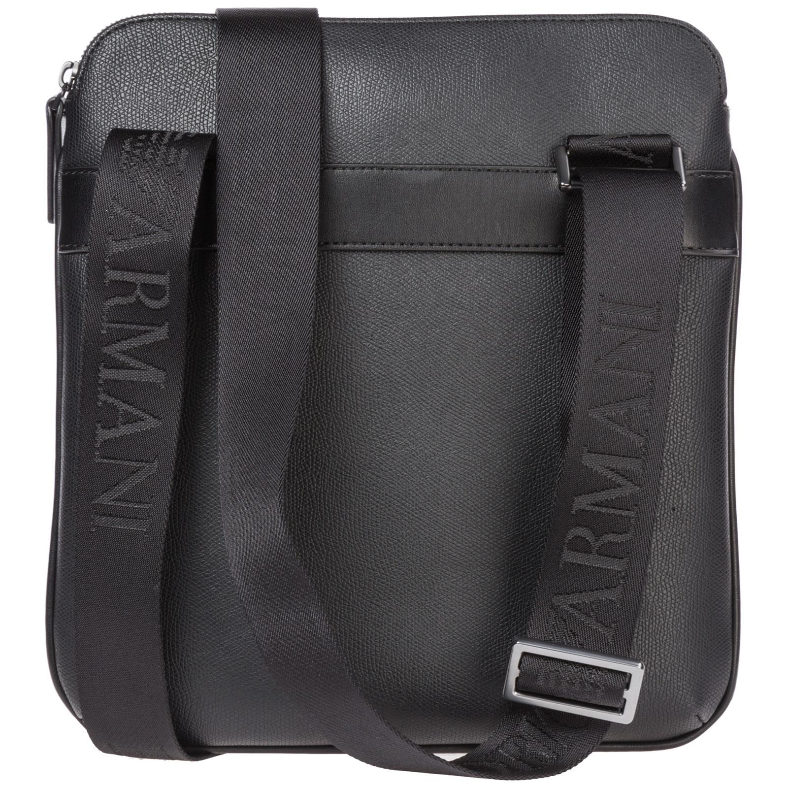 Emporio Armani Crossbody Messenger Shoulder Bag in Black for Men Lyst