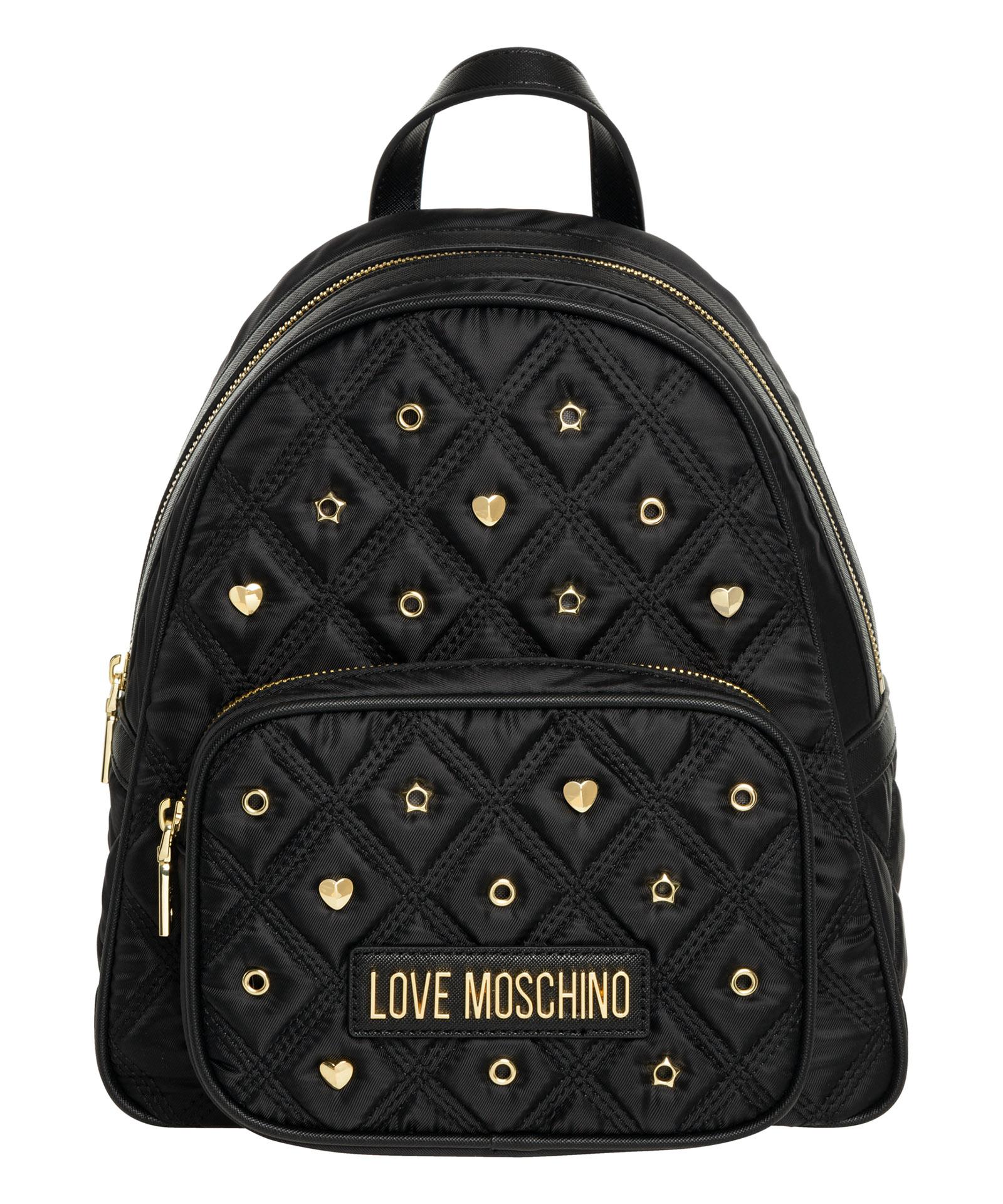 Love Moschino Backpack in Black | Lyst