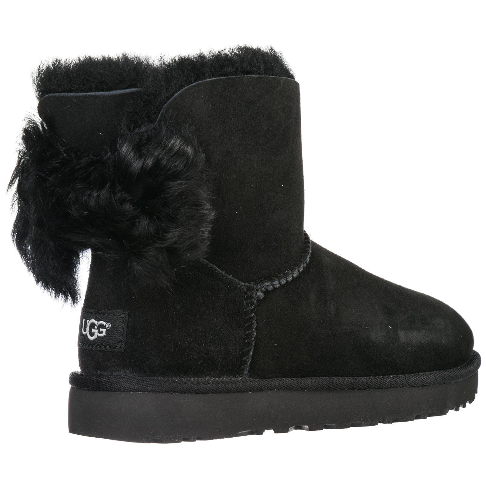 ugg customizable bailey bow mini black
