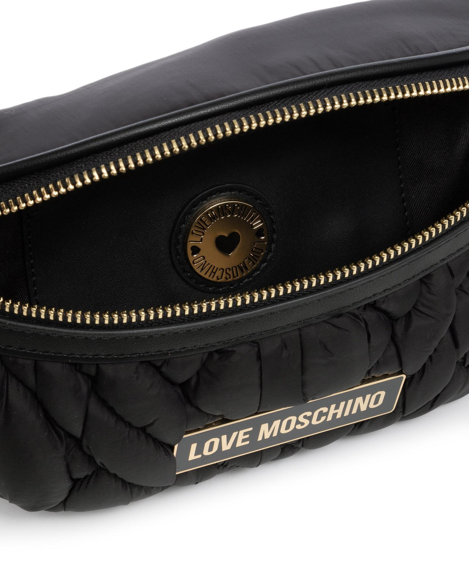 Love moschino superquilt foldover bag best sale