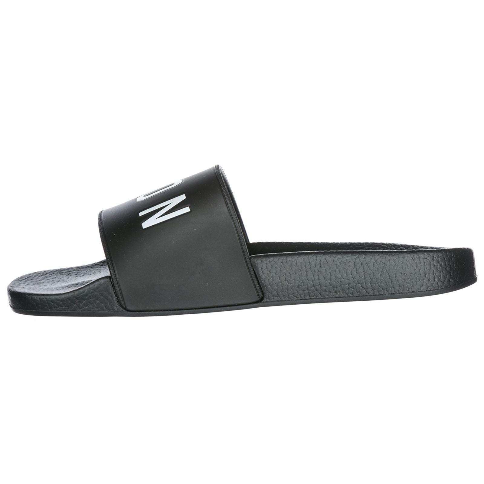 DSquared² Rubber Beach Sandals Icon in Black for Men - Lyst
