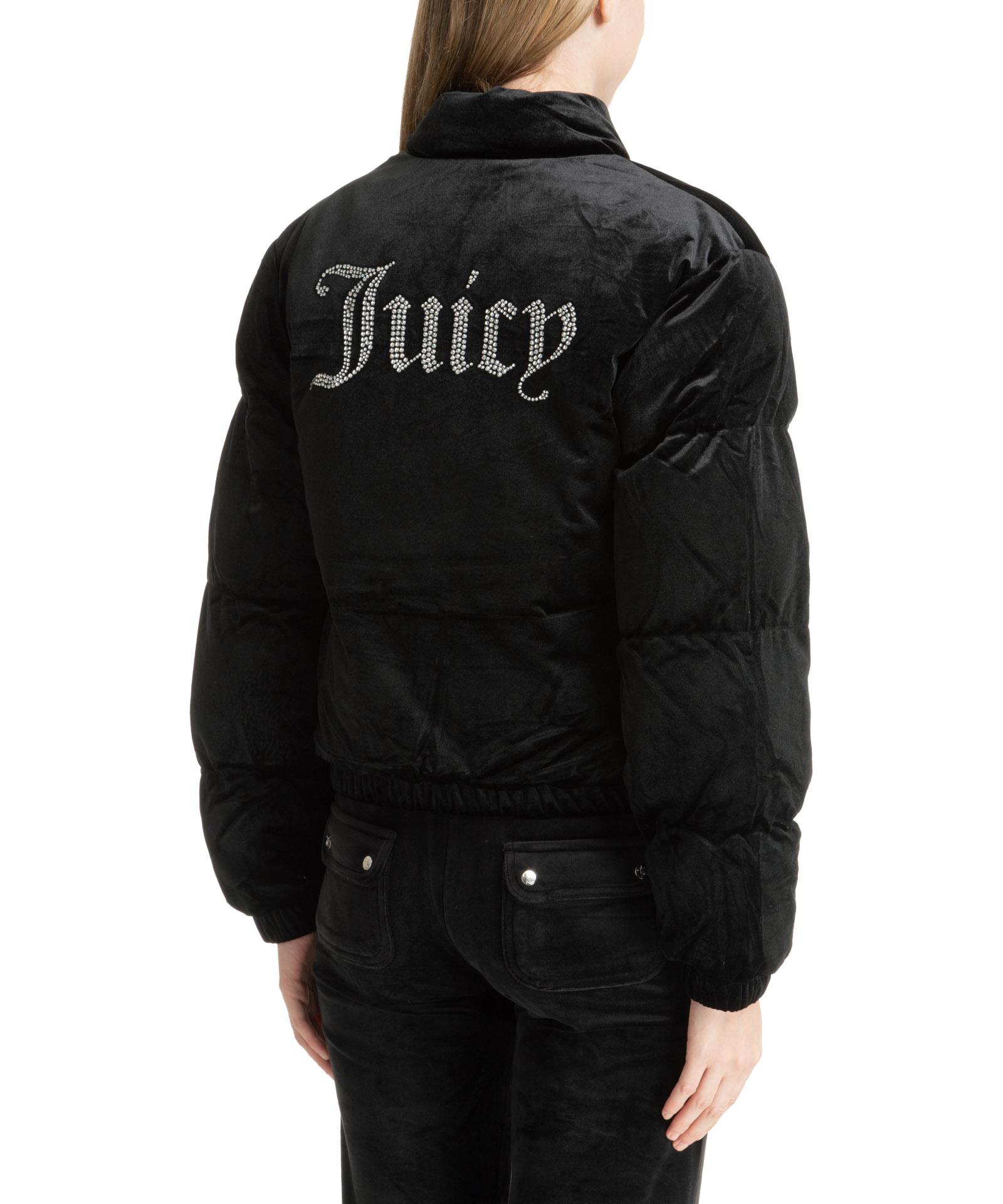Juicy Couture ブラック ダウンジャケット L ISO ダウンジャケット オールブラックスタイル -FASCINATE