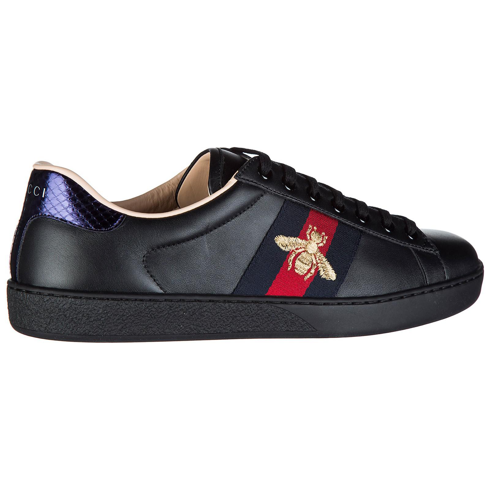 Gucci Shoes Leather Trainers Sneakers Miro Soft in Nero (Black) for Men |  Lyst