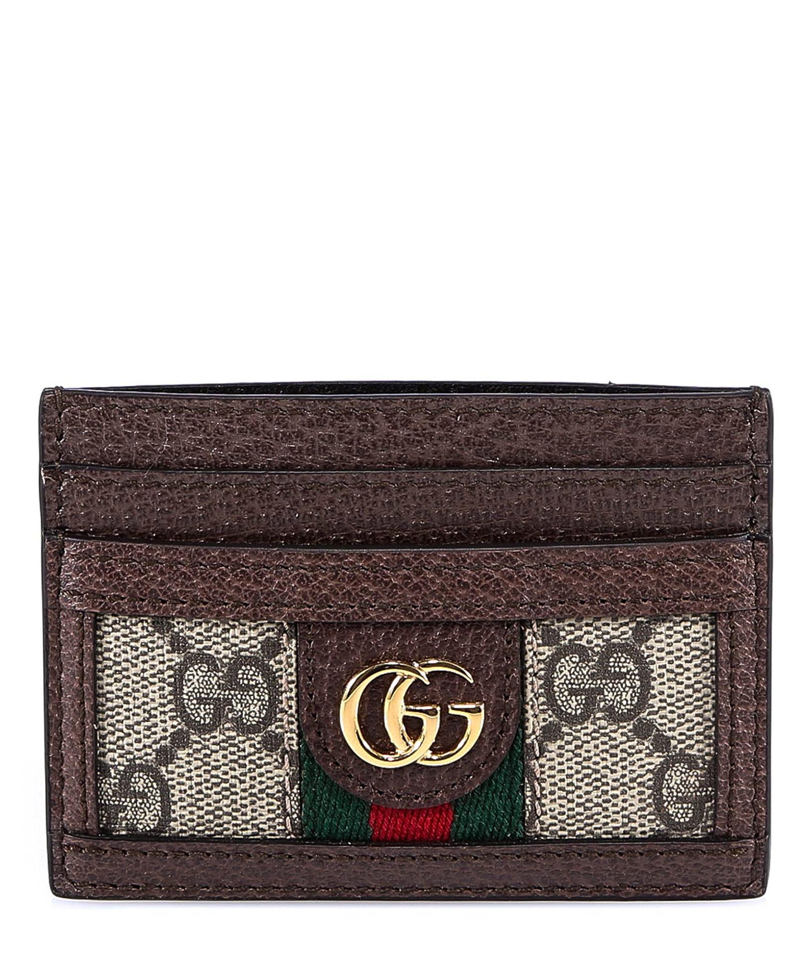 Gucci Ophidia Credit Card Holder in Black Lyst
