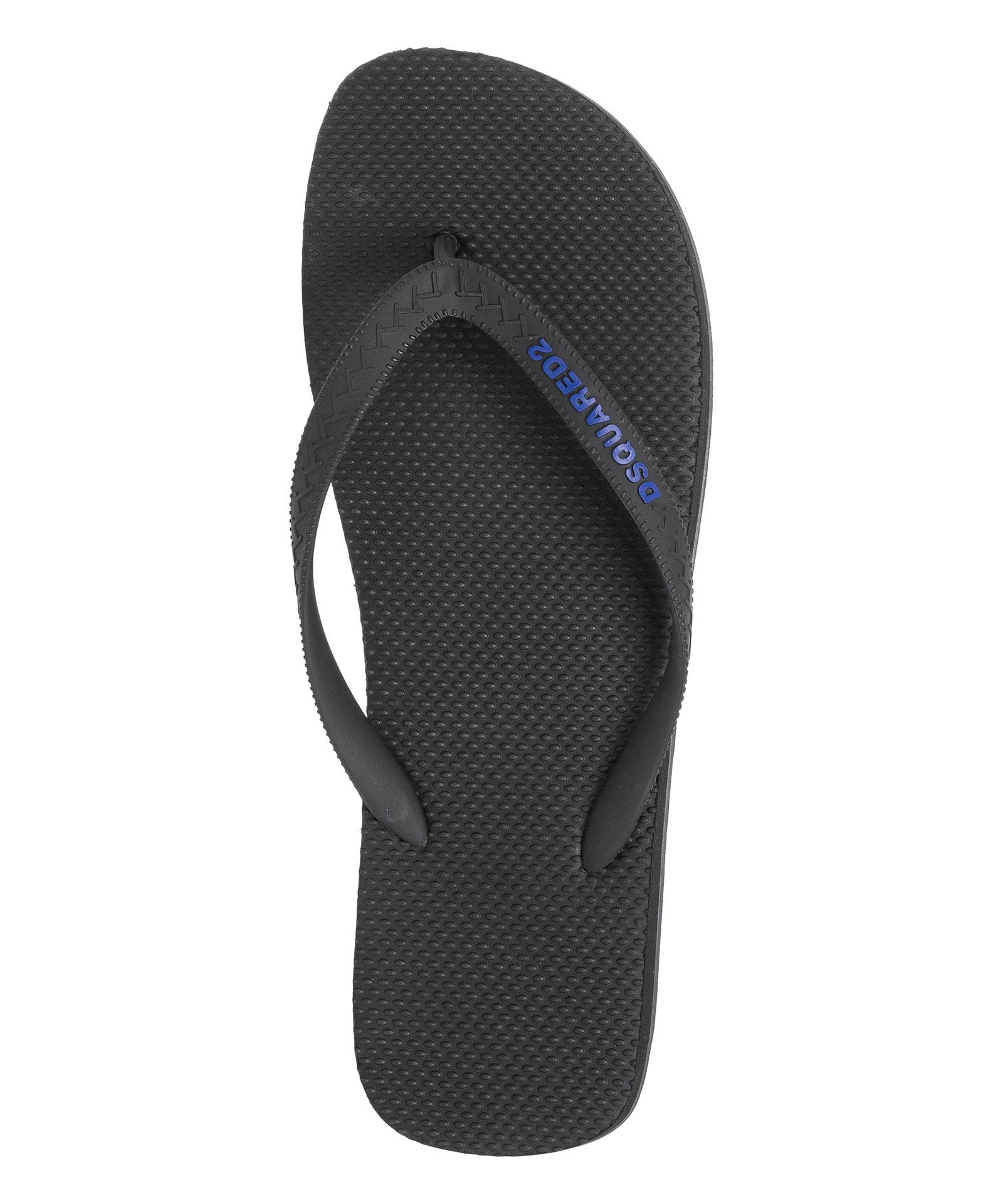 サンダル D SQUARED2 RUBBER THONG SANDAL dsquared--Thong-Strap-Flat-