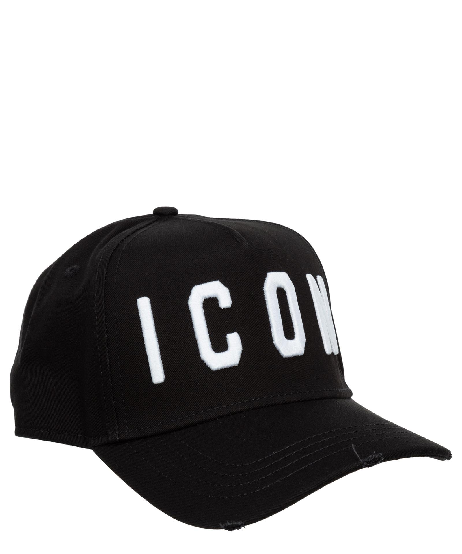 DSquared² Icon Cotton Hat in Black for Men - Save 70% | Lyst
