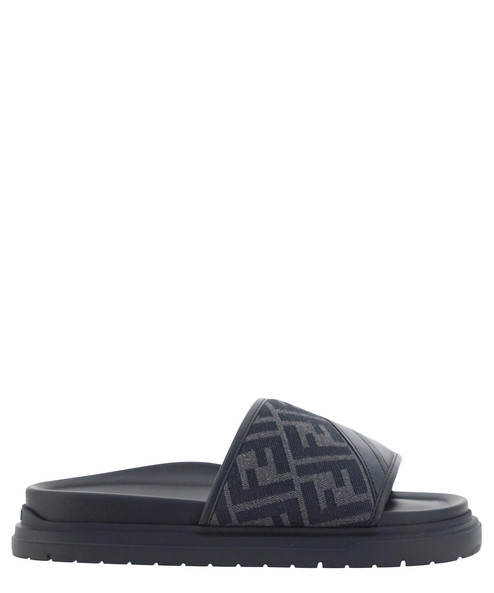 Fendi Slides in Blue for Men | Lyst