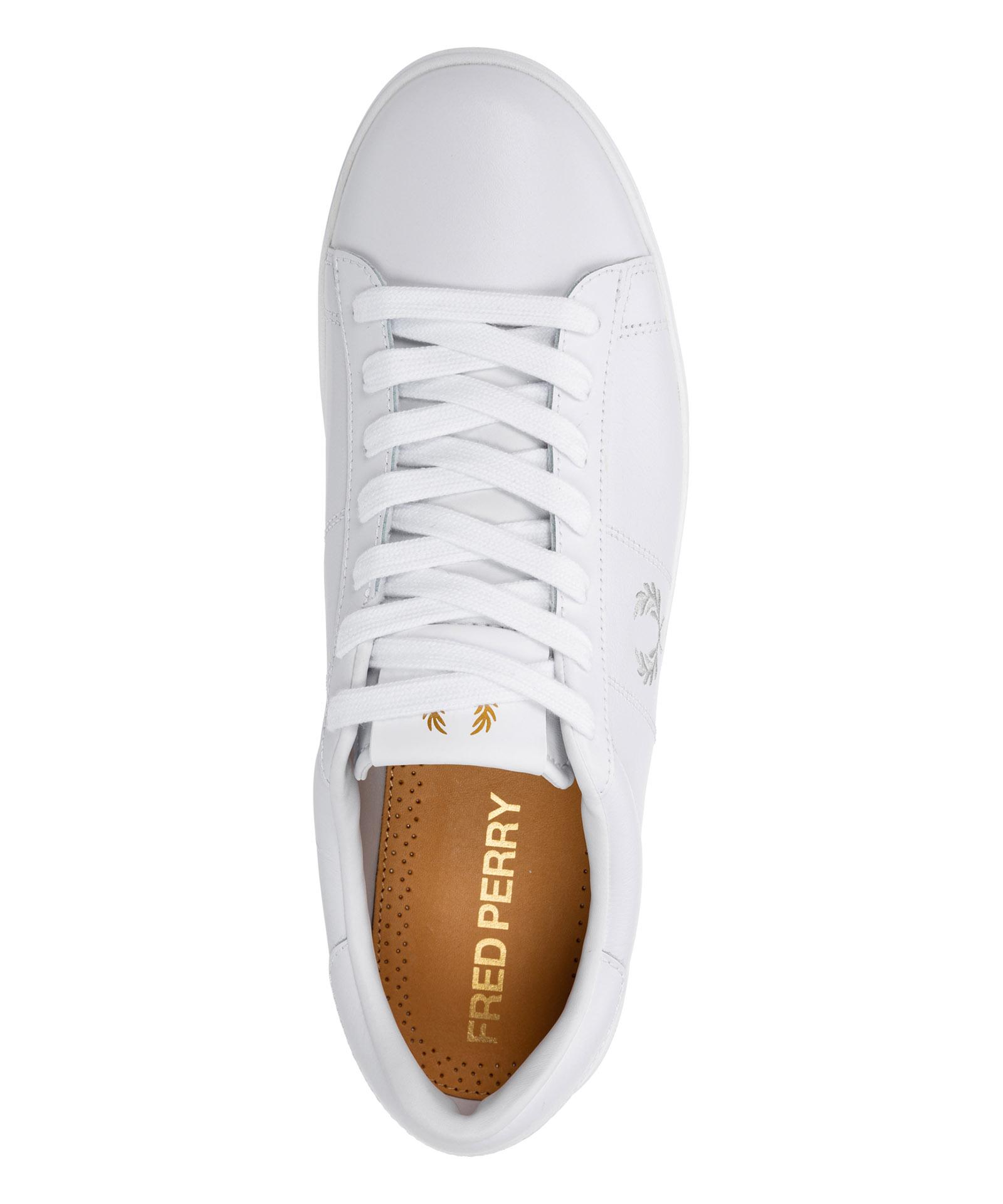 Disciplinære Decrement unse Fred Perry Spencer Leather Sneakers in White for Men | Lyst