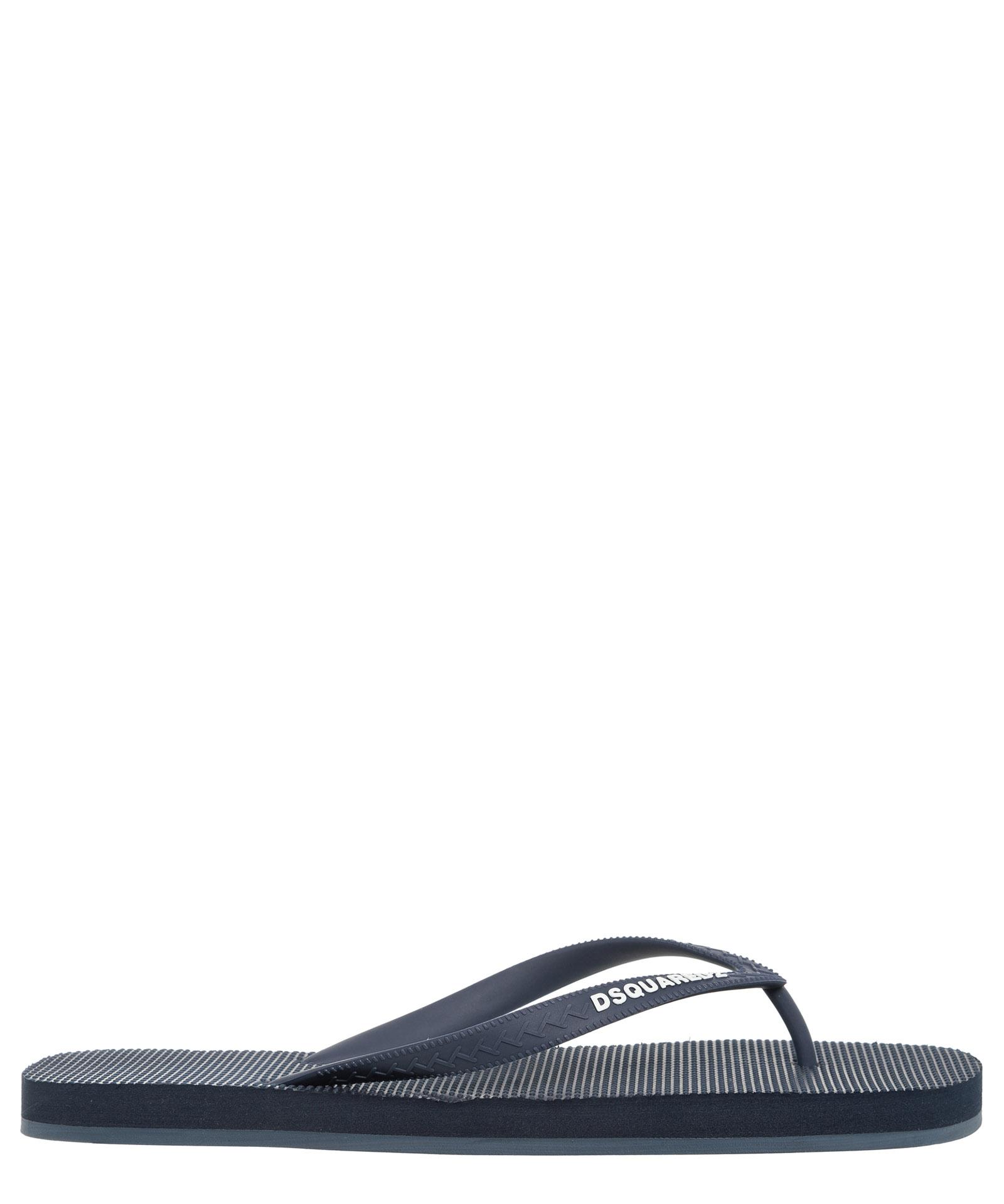 サンダル D SQUARED2 RUBBER THONG SANDAL dsquared--Thong-Strap-Flat-