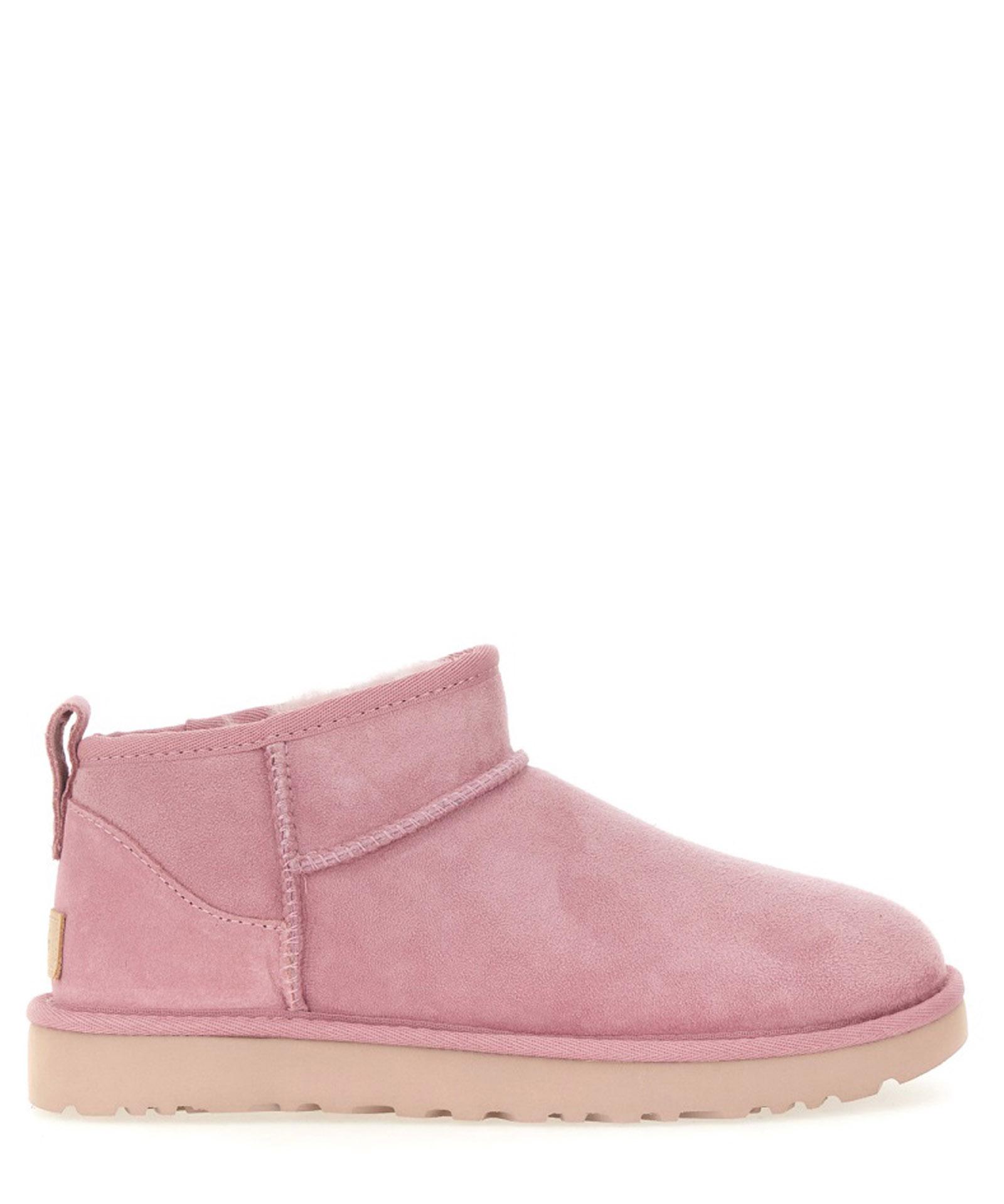 UGG Classic Ultra Mini Ankle Boots in Pink Lyst UK