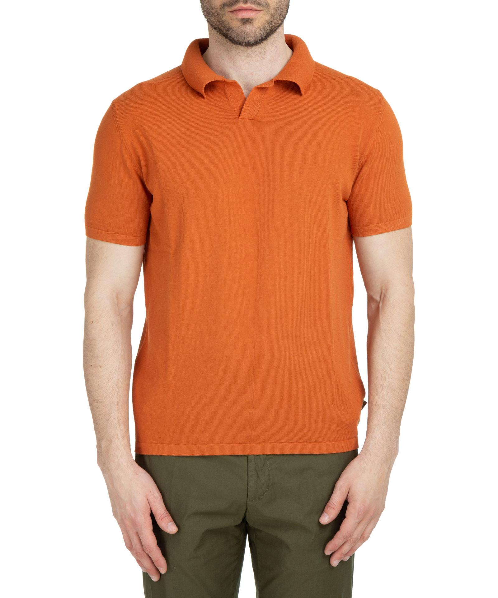 Polo con stampaAltea in Cotone da Uomo colore Arancione Uomo Abbigliamento da T-shirt da Polo 