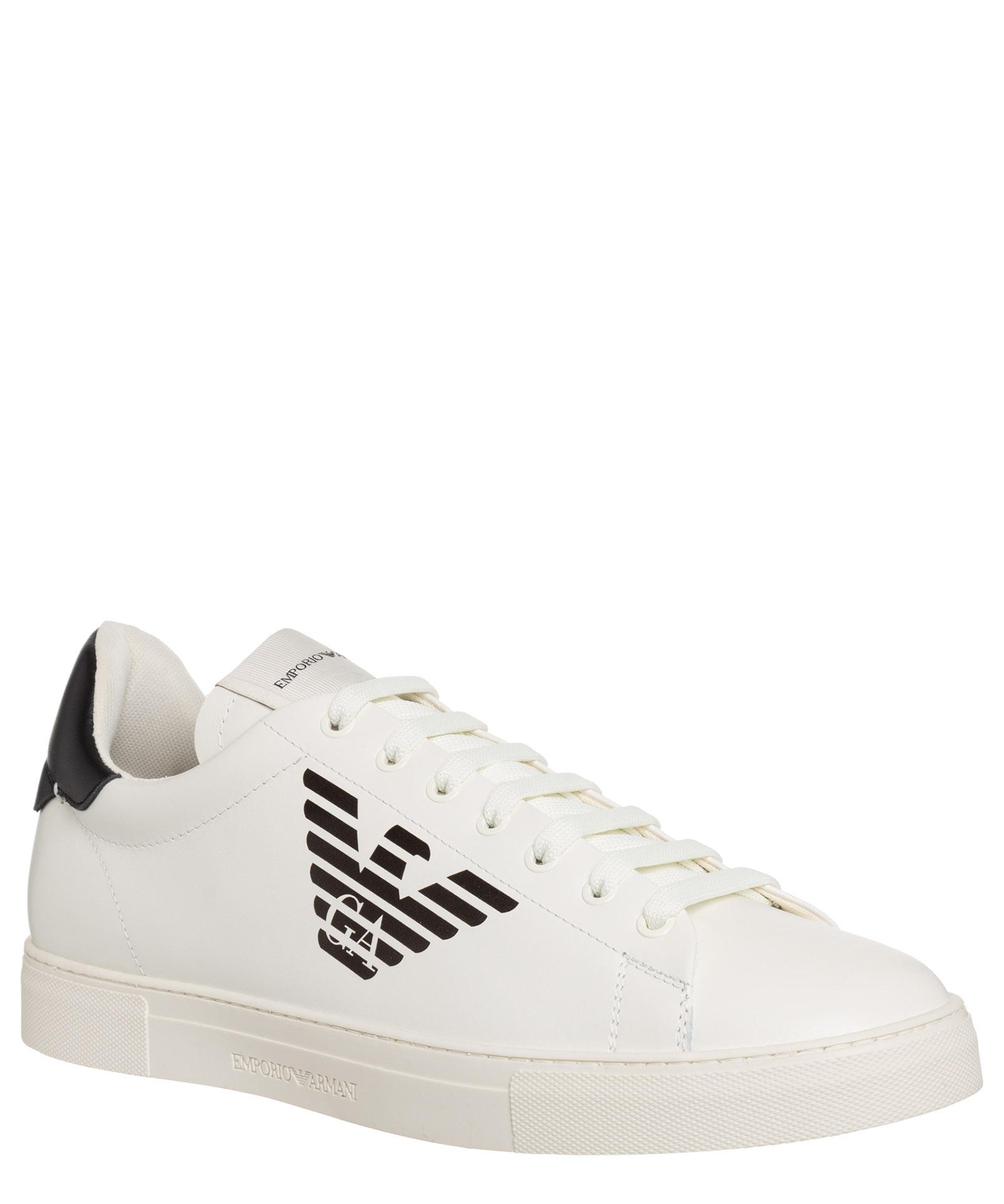 Thriller Wrinkles Cape Emporio Armani Sneakers in White for Men | Lyst