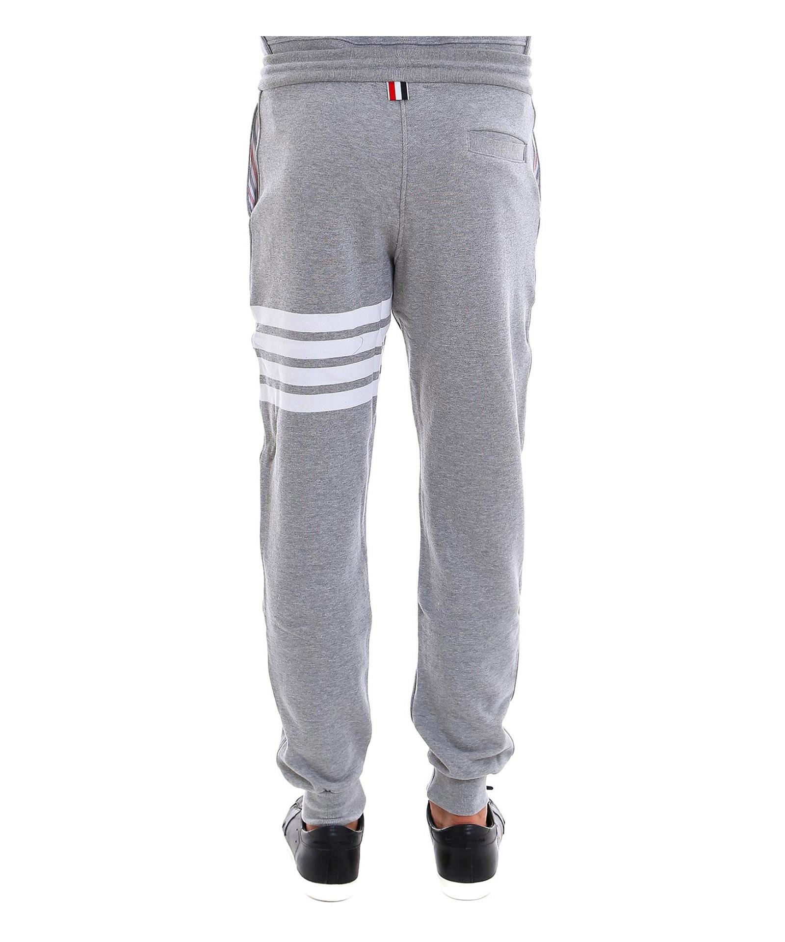 Thom browne deals grey sweatpants