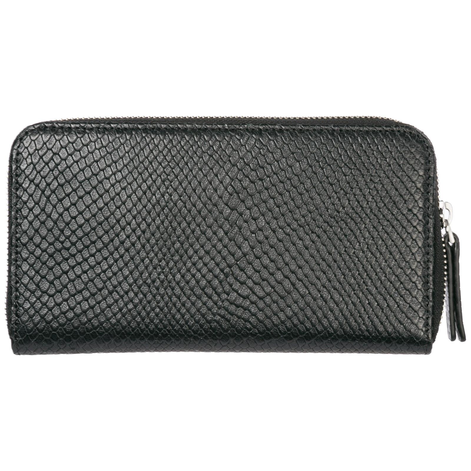 Emporio Armani Men&#39;s Wallet Genuine Leather Coin Case Holder Purse Card Bifold in Black for Men ...