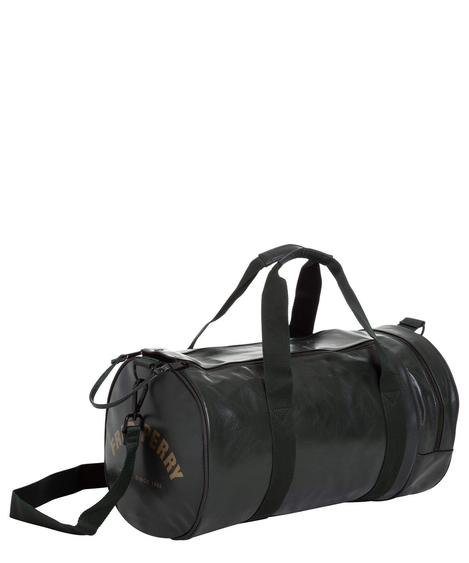 Fred Perry Barrel Duffle Bag in Black for Men Lyst
