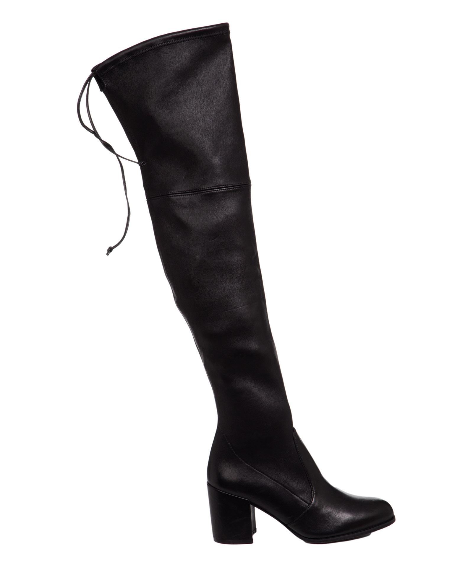 STUART WEITZMAN ラウントトゥアンクルフツ 【関税込】 Stuart Weitzman 5050 Over-The-Knee Stretch-Leather Boots