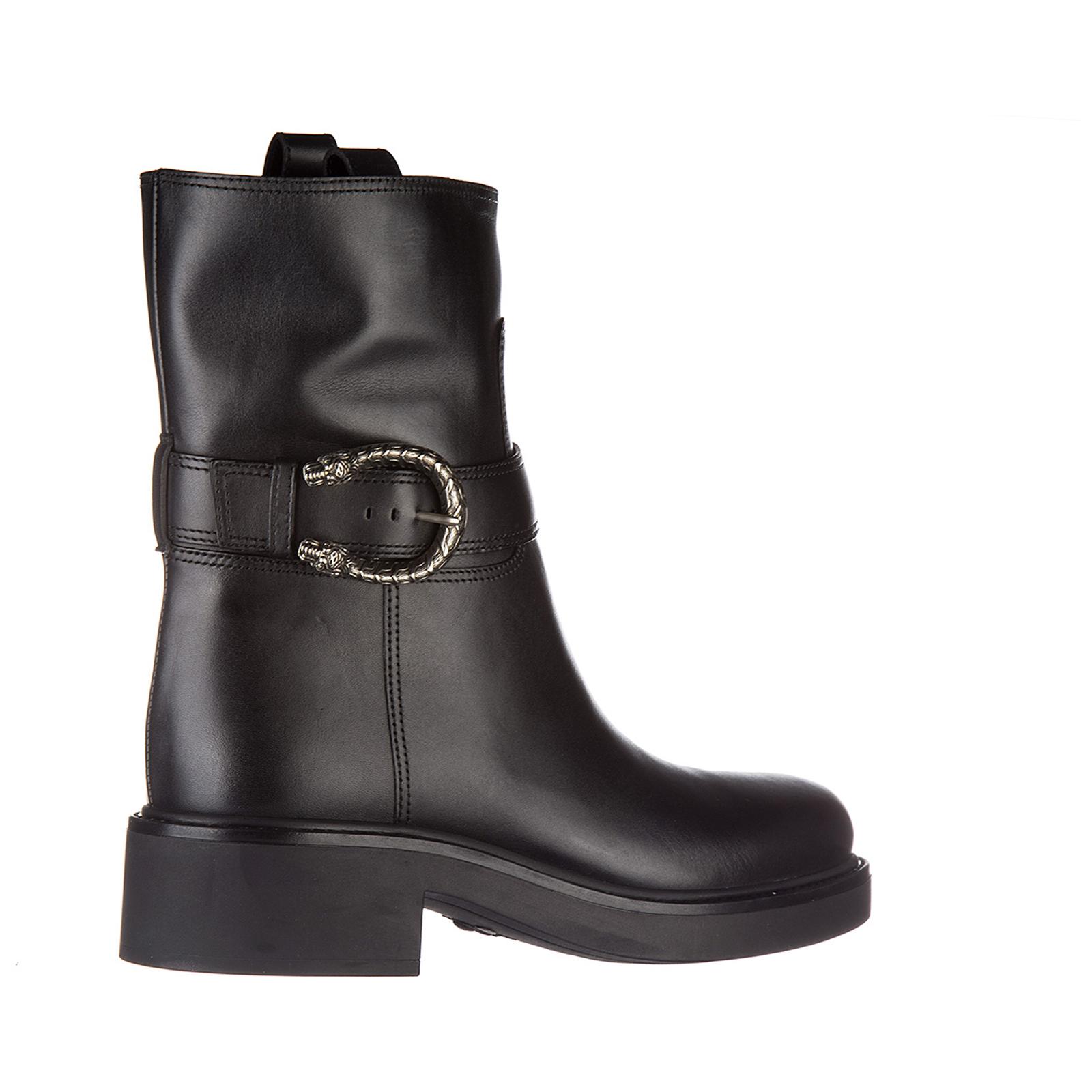 biker boots gucci