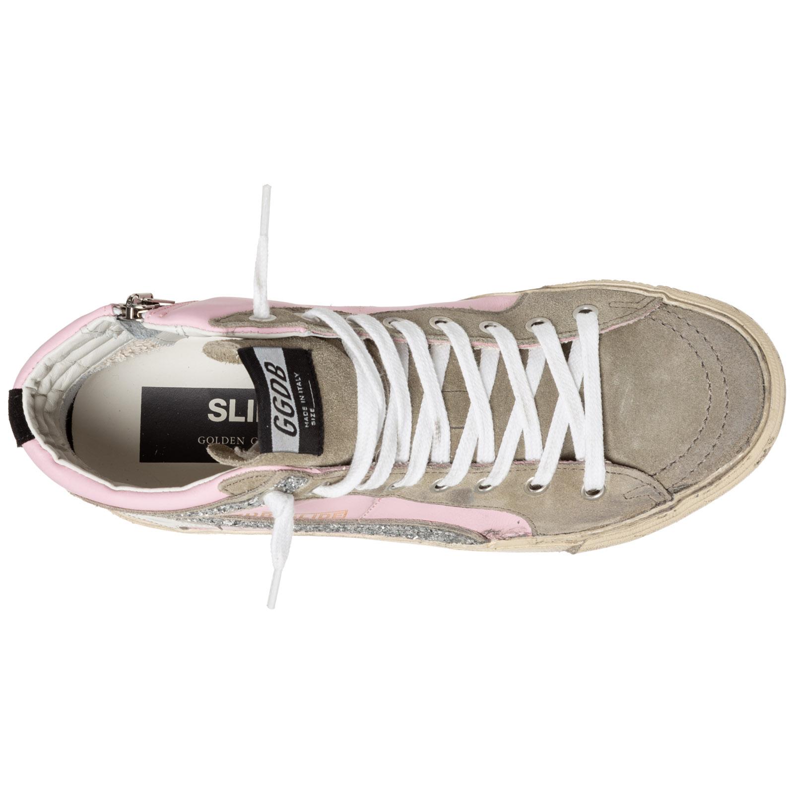 Golden Goose Shoes Leather Trainers Sneakers Slide in Pink | Lyst