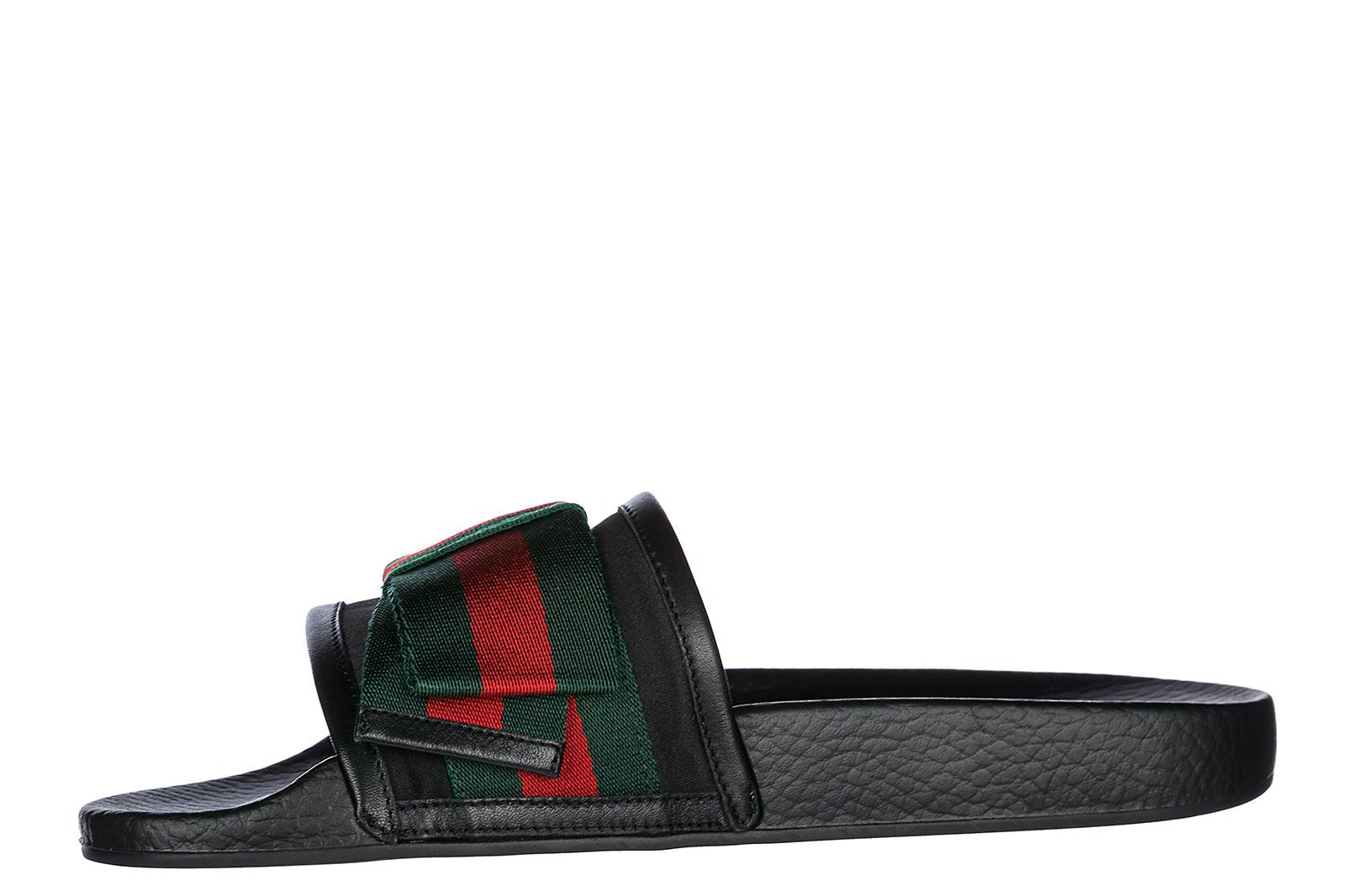 womens bow gucci slides