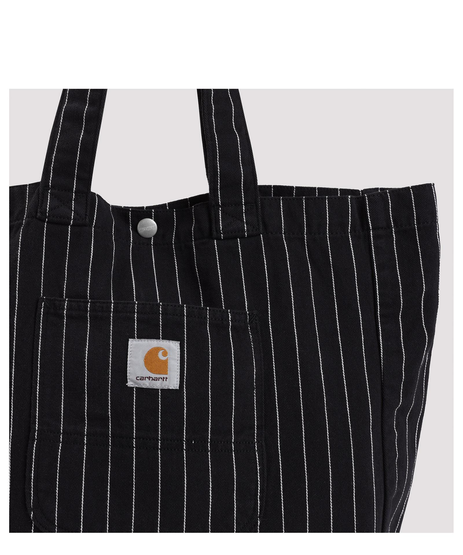 トートバッグ CARHARTT WIP 'Hendry Tote' shopping bag White/Black Carhartt WIP Hendry Tote - Seaton Stripe | Tote Bags | Huckberry