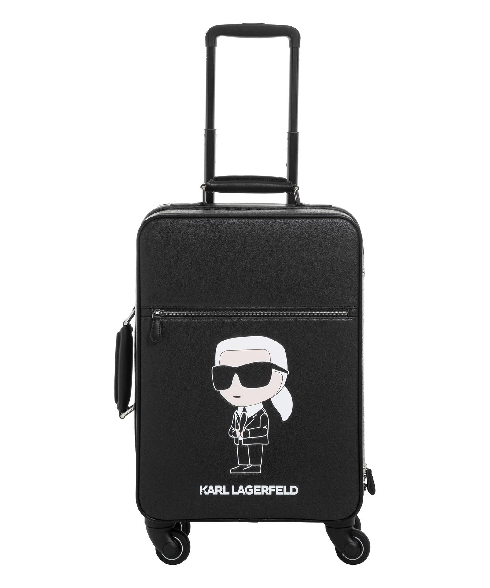 Karl Lagerfeld K/ikonik 2.0 2.0 Suitcase in Black Lyst