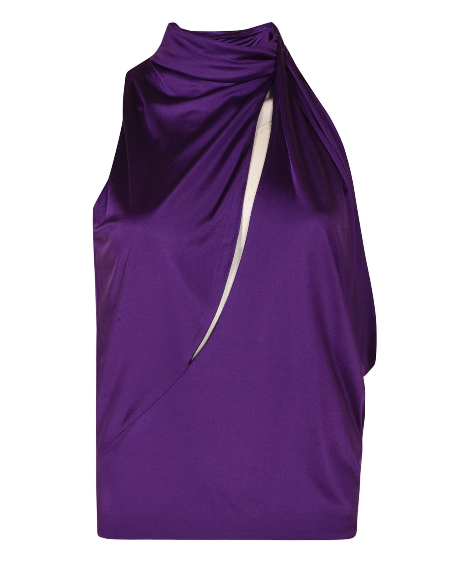 Versace Top in Purple | Lyst
