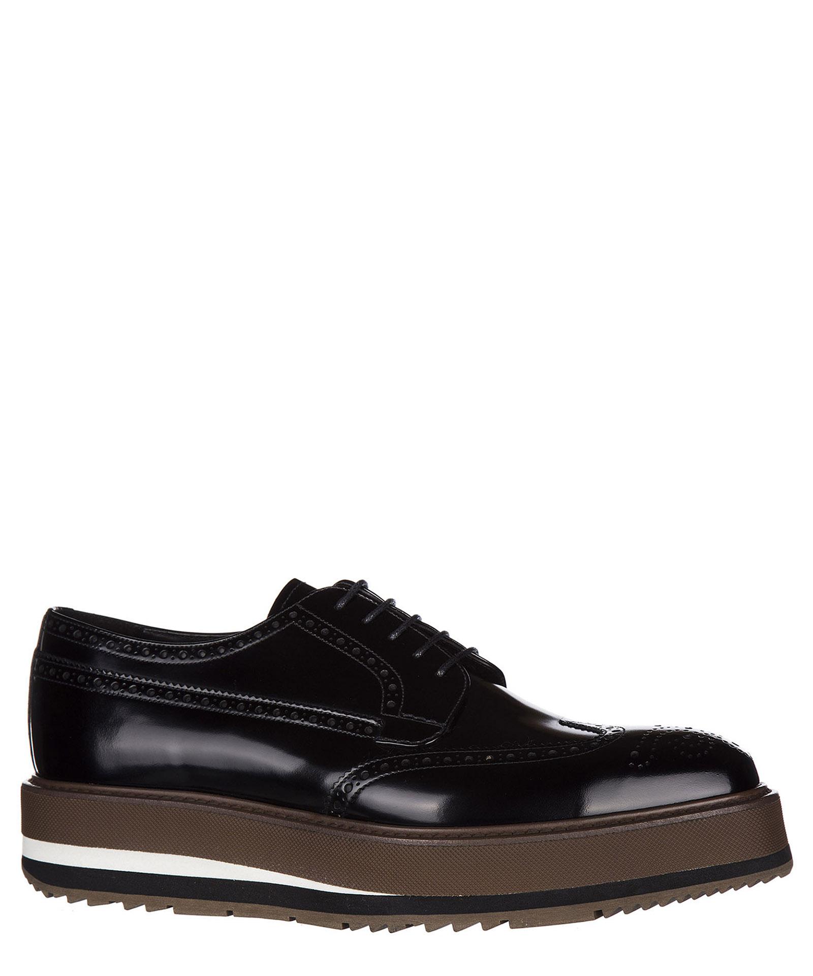 Prada Derby Shoes in Black for Men | Lyst UK