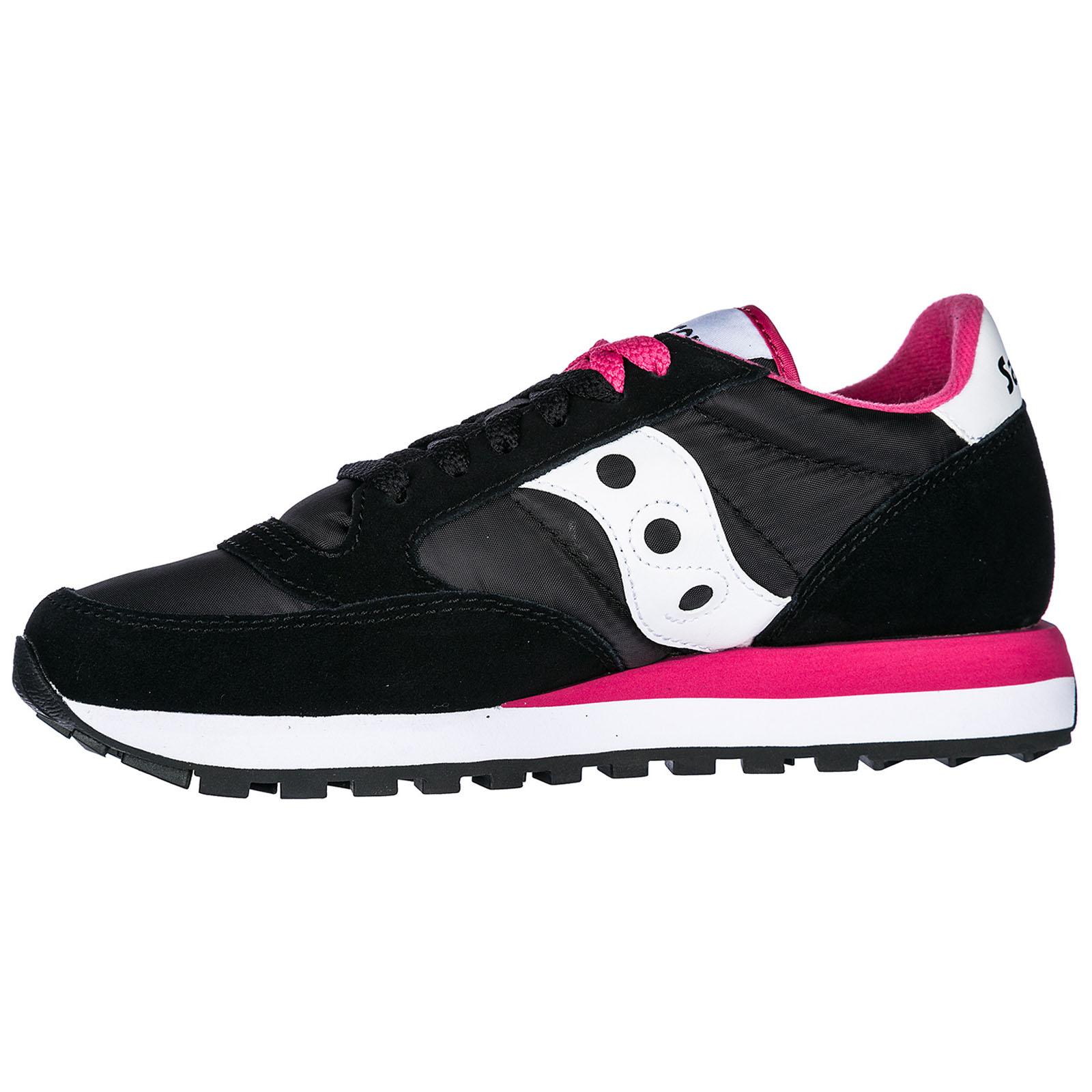 black and pink saucony shoes