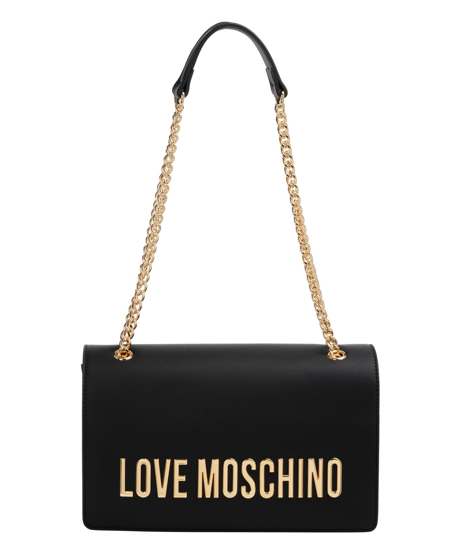 Love Moschino Crossbody Bag in Black | Lyst