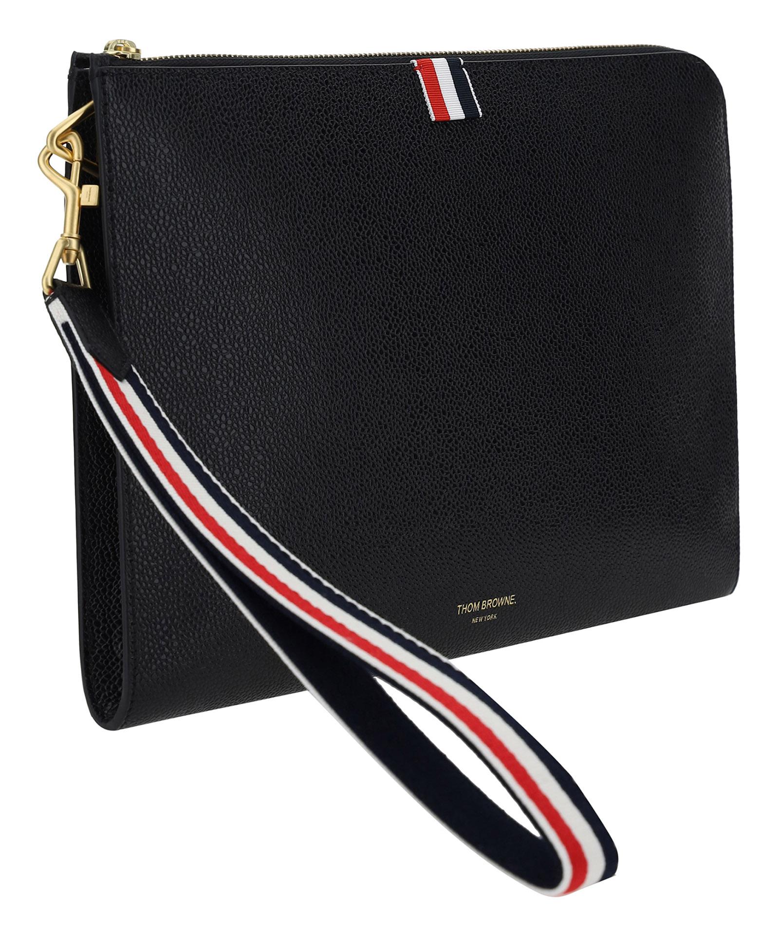Thom Browne Pouch in Black for Men Lyst Australia