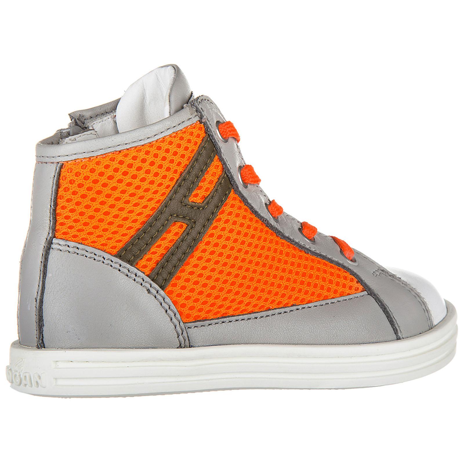 Hogan Rebel Synthetic Boys Shoes Child Sneakers Alte Pelle Rebel R141 ...