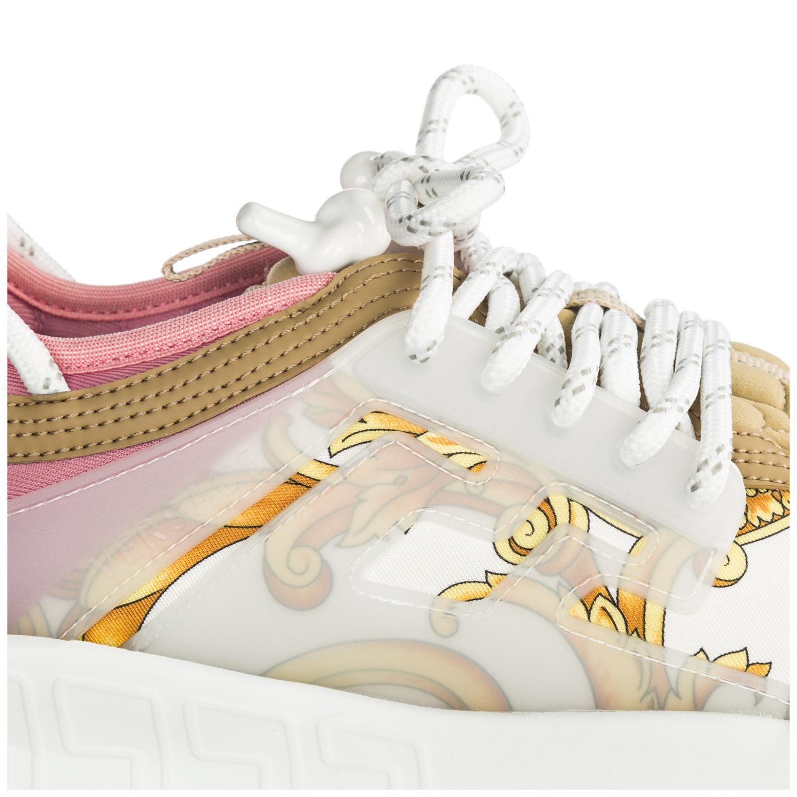 Scarpe sneakers donna chain reaction di Versace in Rosa | Lyst