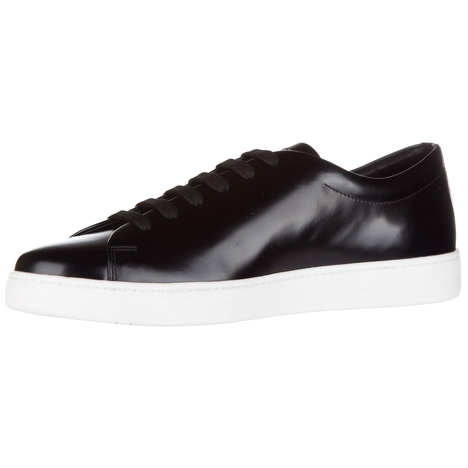 Scarpe sneakers uomo in pelle spazzolato roisPrada in Pelle da Uomo colore  Nero | Lyst