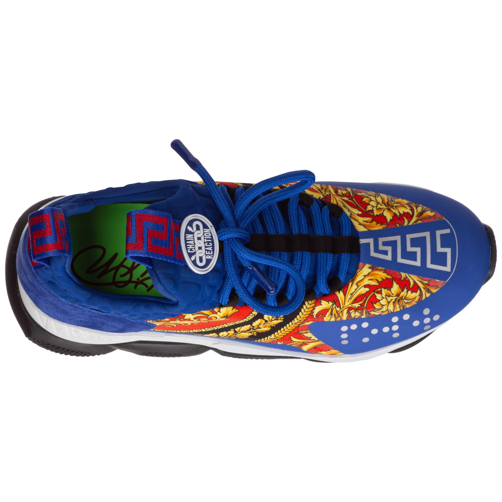 blue versace trainers