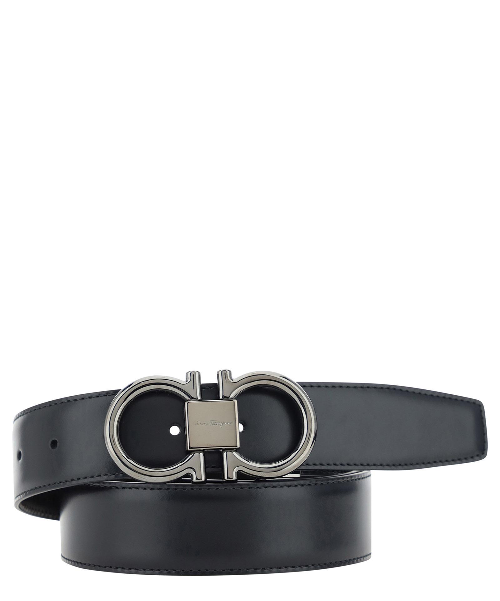 Ferragamo belt top black on black
