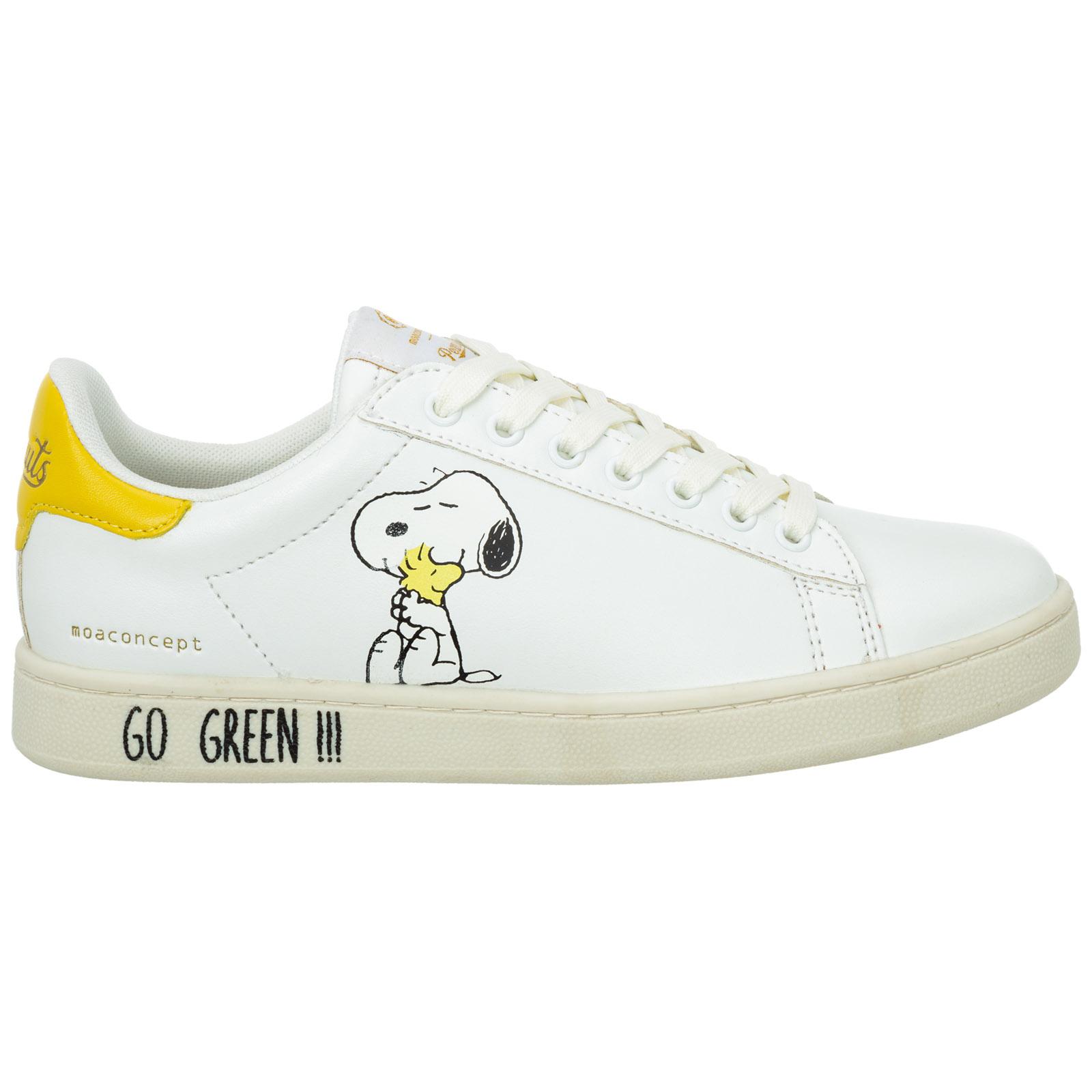 MOA Shoes Trainers Sneakers Peanuts Snoopy Gallery in White | Lyst