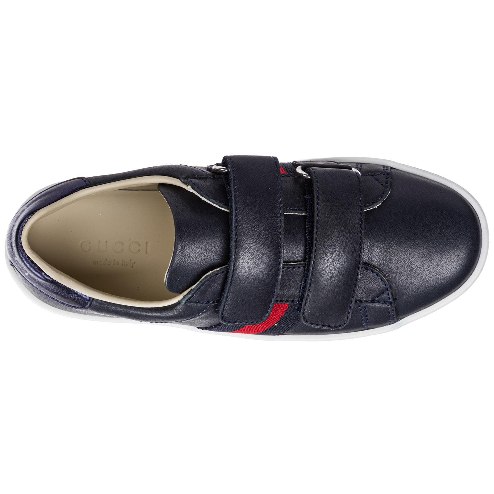 Gucci Leather Boys Shoes Baby Child Sneakers Pelle Ace in