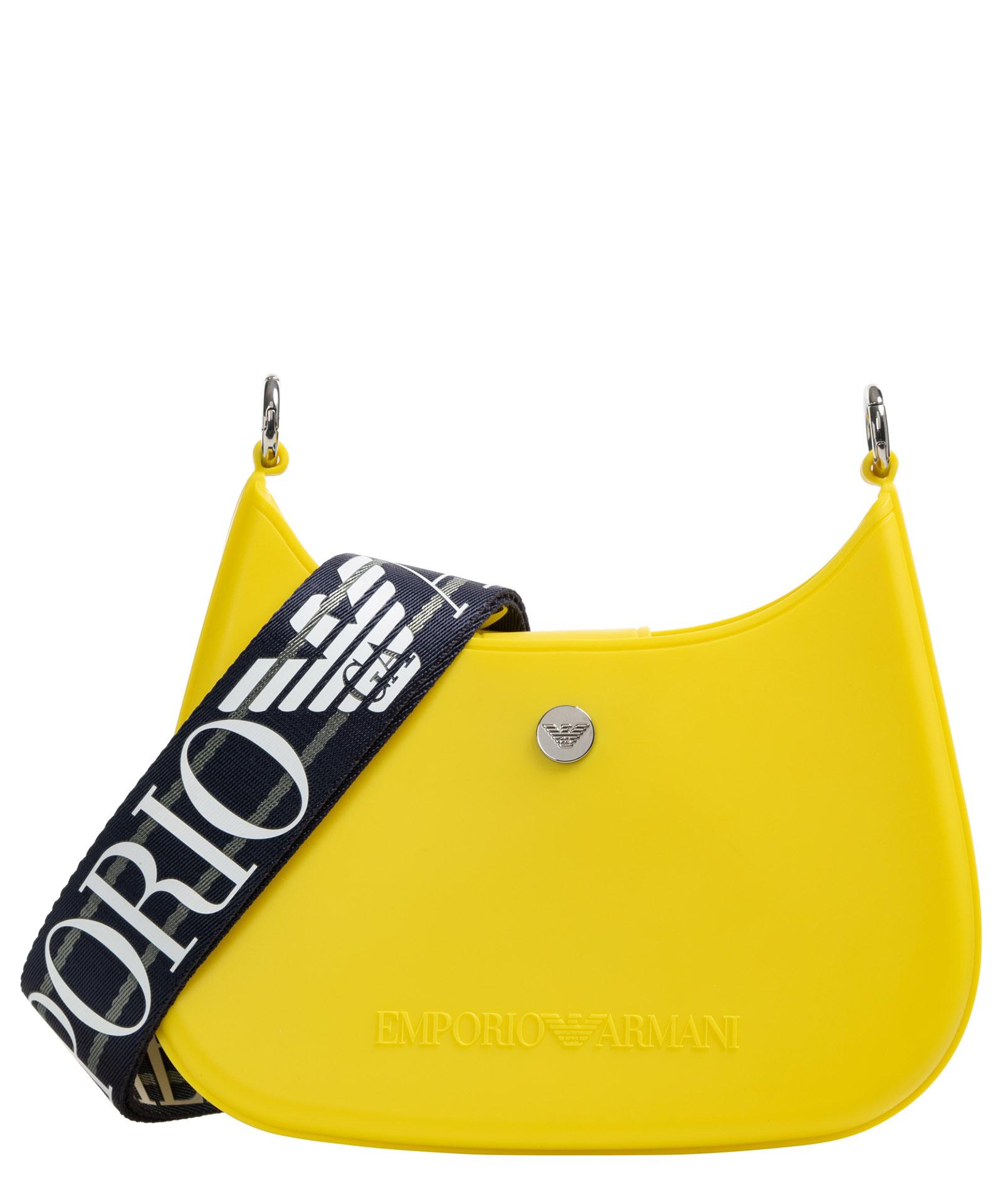 Emporio Armani Gummy Bag Gummy Bag Hobo Bag in Yellow | Lyst