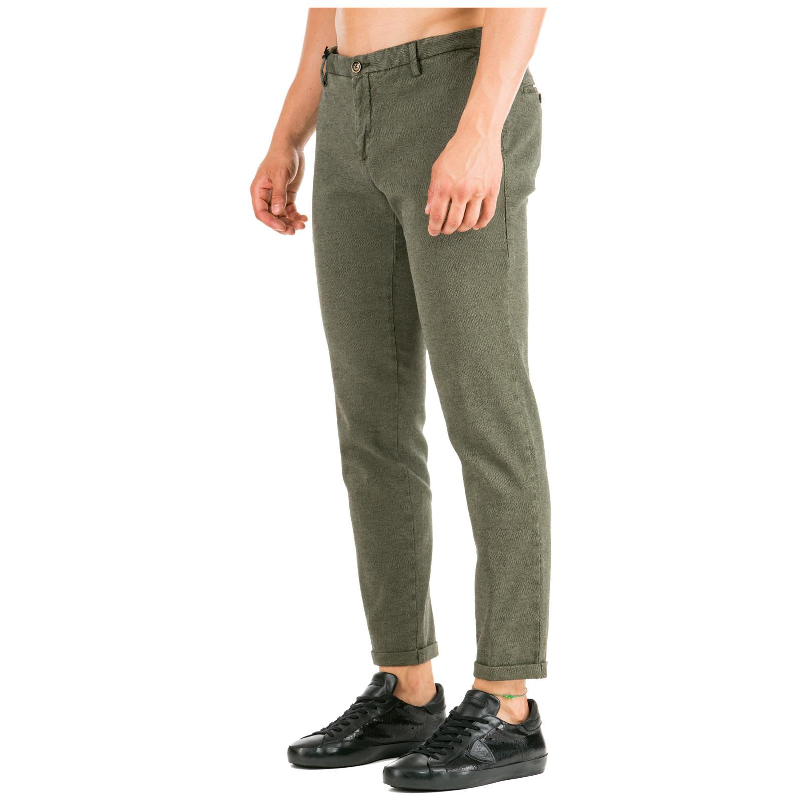 AT.P.CO Cotton Men's Trousers Pants in Green for Men - Lyst