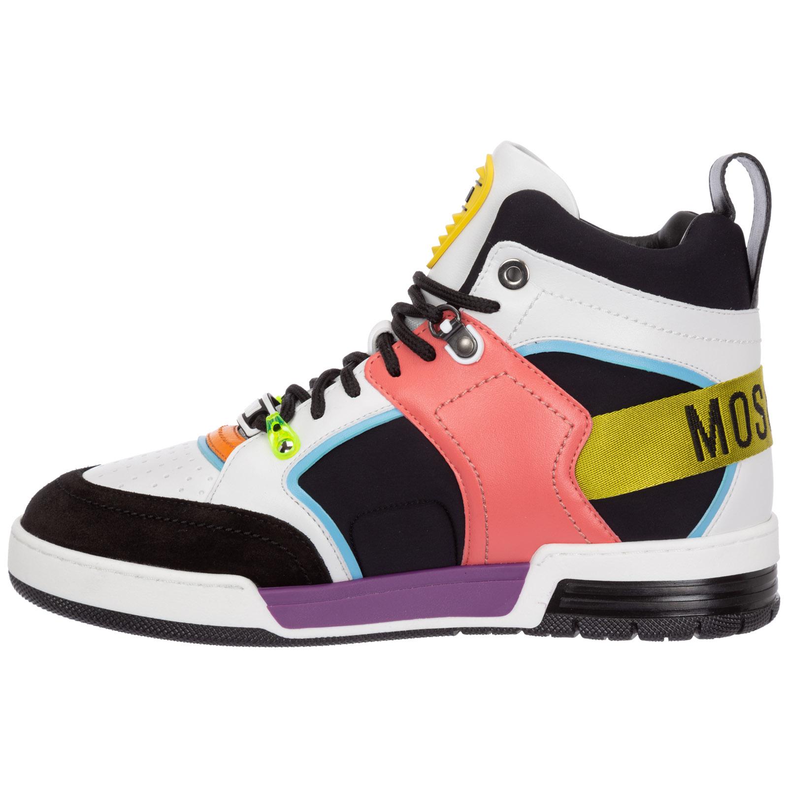 Scarpe sneakers alte uomo in pelle kevin40 di Moschino da Uomo | Lyst