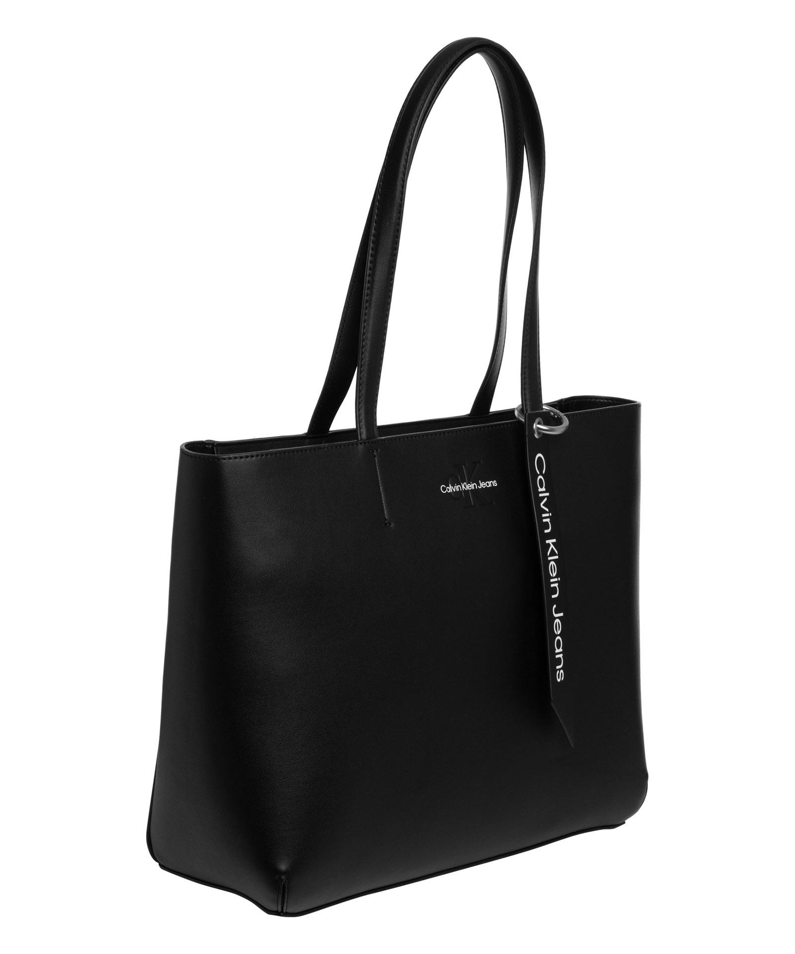 Calvin Klein Jeans SCULPTED MINI SLIM TOTE - Tote bag - black